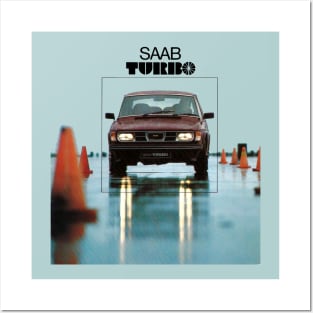 SAAB 99 TURBO - brochure Posters and Art